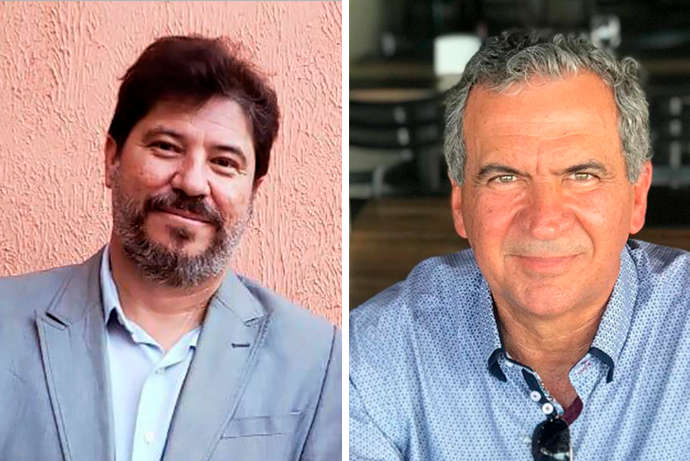 José Aldemir Freire (e) e João Monteiro da Franca Neto assumiram as Diretorias de  Planejamento e de Controle e Risco  