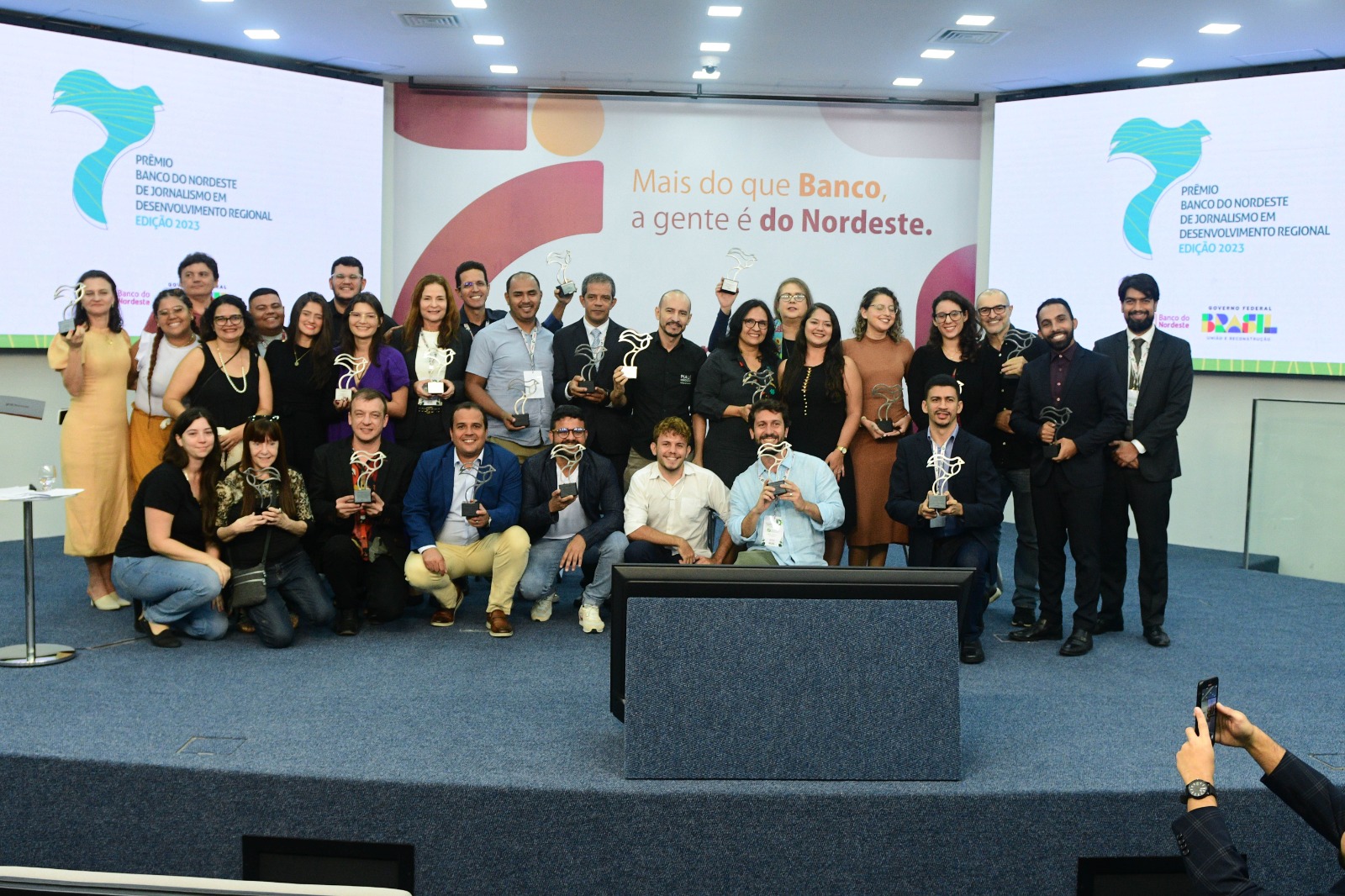 Jornalistas agraciados com o Prêmio Banco do Nordeste de Jornalismo em Desenvolvimento Regional 2023