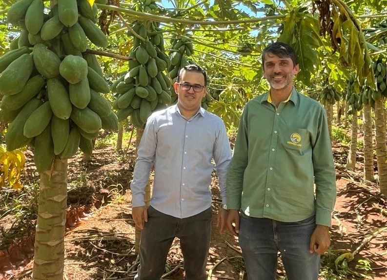 Gerente de relacionamento do BNB Anderson Marques e empresário Saulo Bresinski.